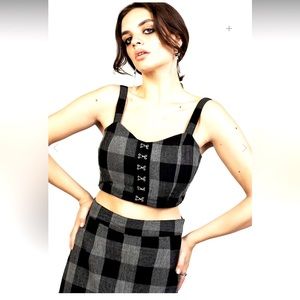 Disturbia Nyctophilia MIDI Skirt SET